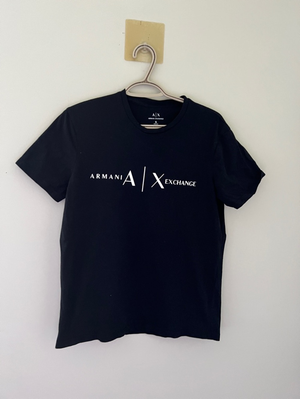 Armani Exchange AX Logo T Shirt Black Mens Size Small